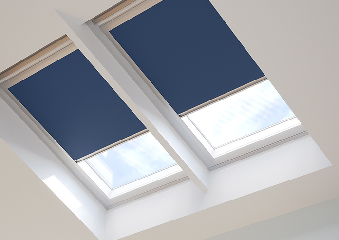Blackout Roller, Navy (Blackout) - Loft Blind - Image 5